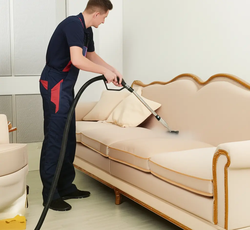 beylikdüzü koltuk yıkama hizmetinde buharlı temizlik ekipmanı ile yıkanmış araç koltuğu