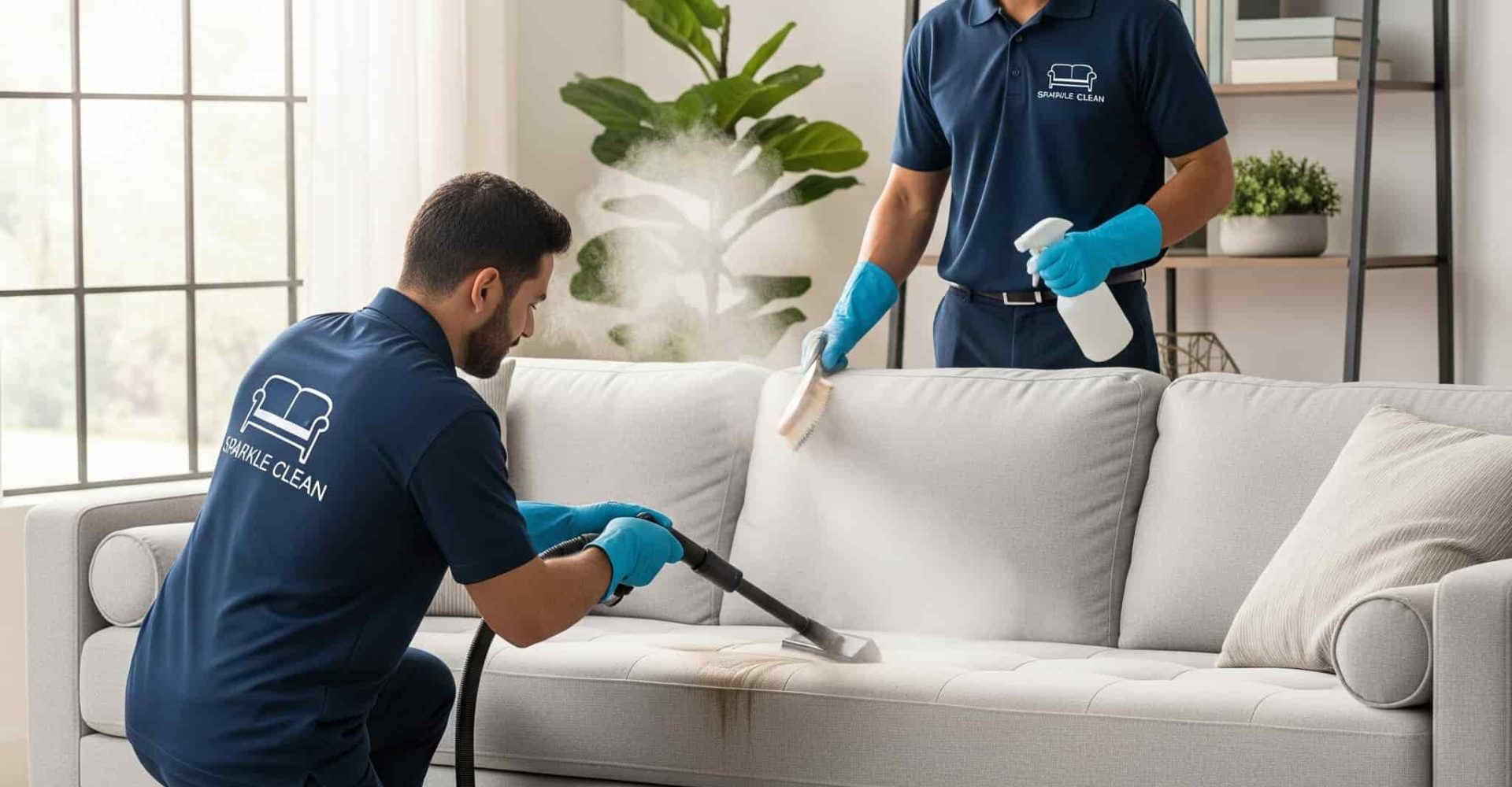 Fatih koltuk yıkama hizmetinde buharlı makine ile temizlenen koltuk